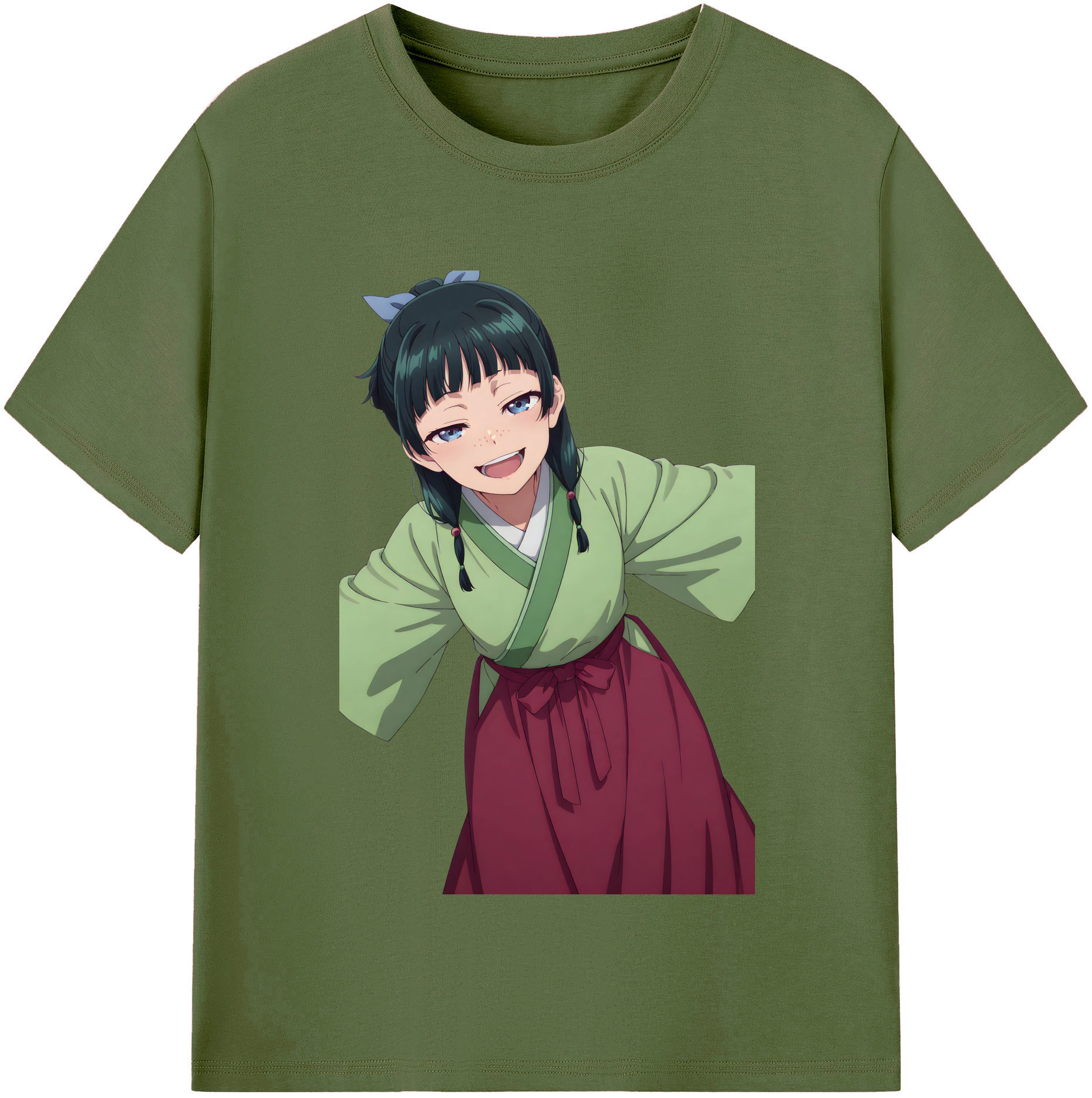 （画像用） 薬屋のひとりごと The Apothecary Diaries 綿100％半袖Tシャツ（フロントプリント）
